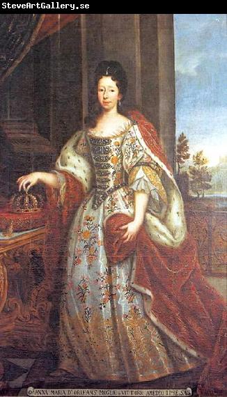 unknow artist Portrait of Anne Marie d'Orleans (1669-1728), Queen of Sardinia